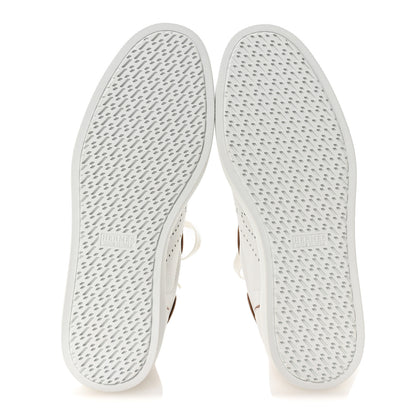 Hermes Sport Goatskin Calfskin Match Sneakers 37 White 5 of 8