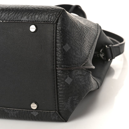 MCM Visetos Large Tote Black 8 of 10
