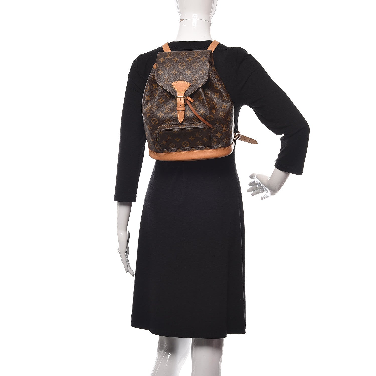 Louis Vuitton Monogram Montsouris MM Backpack 2 of 12