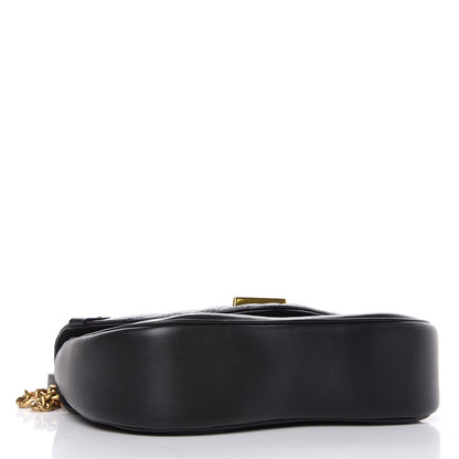 Louis Vuitton Calfskin Love Lock New Wave Chain MM Black 4 of 10