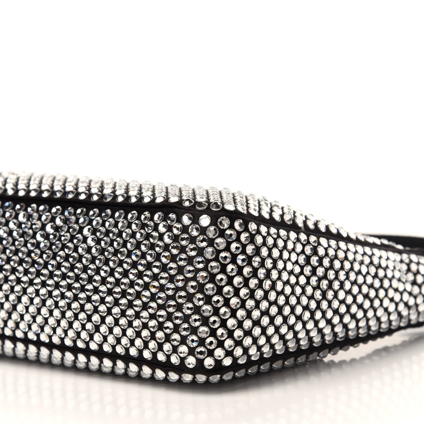 Satin Crystal Mini Re-Edition 2000 Bag Cristal