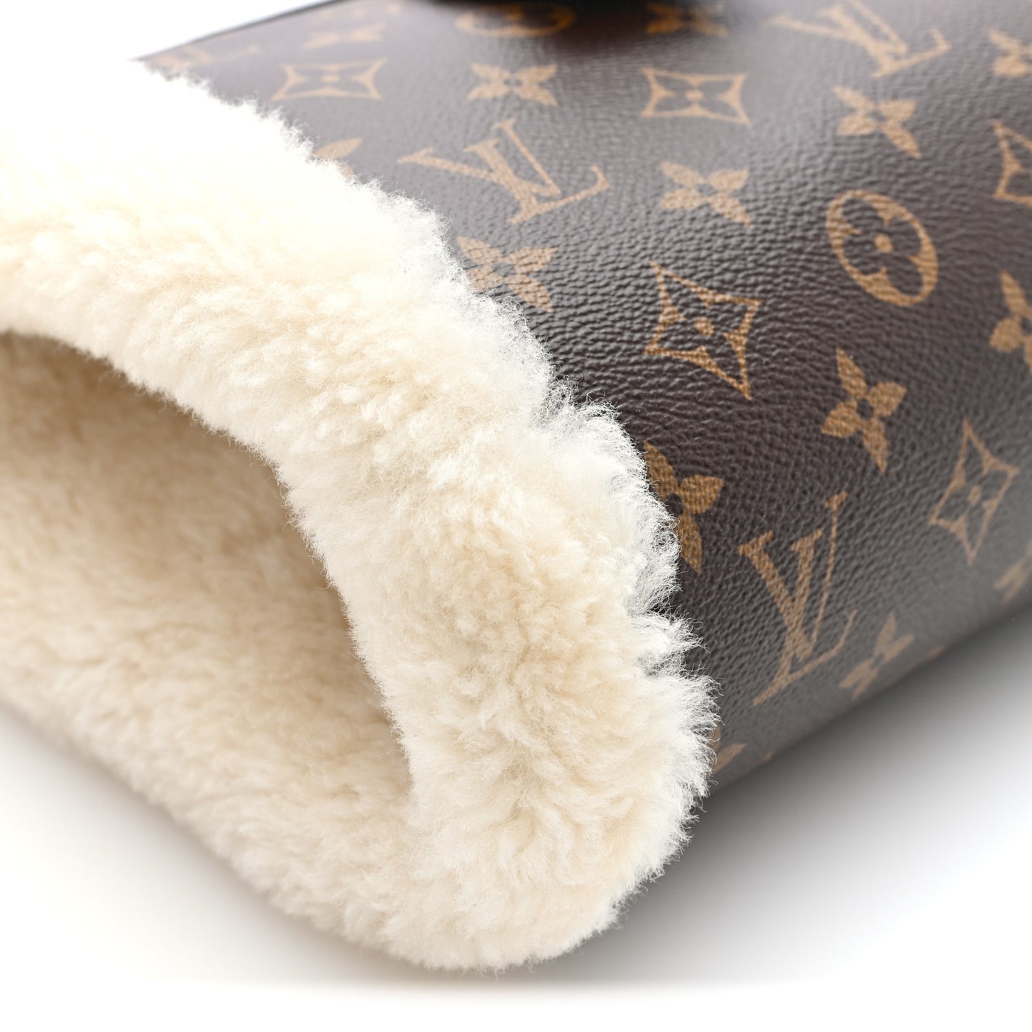 Monogram Shearling Speedy Soft 30 Teddy