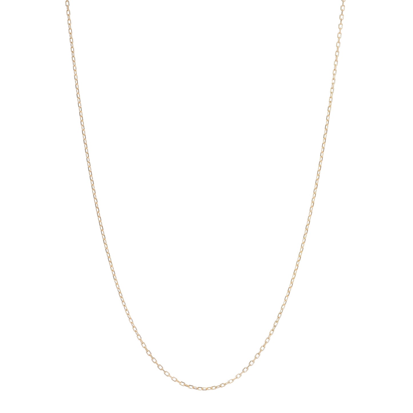 18K Yellow Gold Chain Necklace