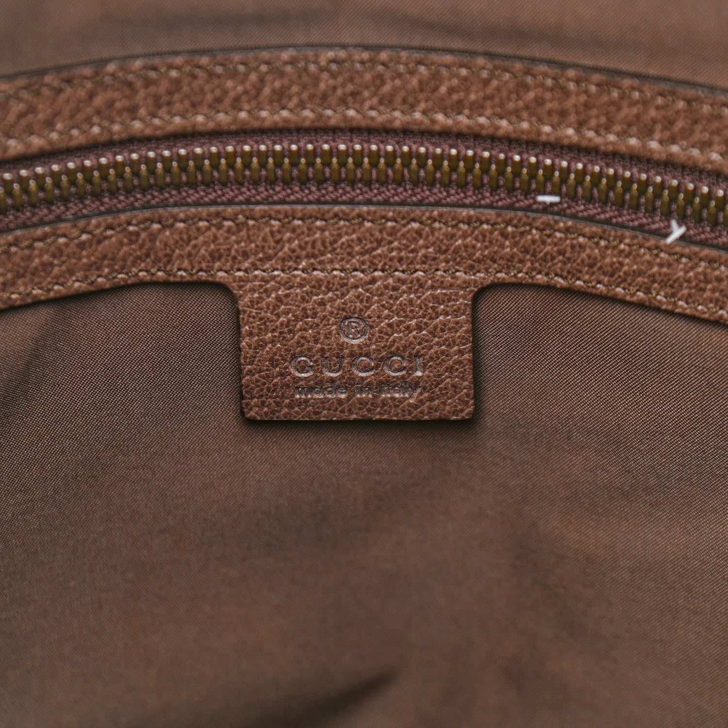 Gucci GG Supreme Monogram Neo Vintage Drawstring Backpack Beige New Acero Crop 6 of 10