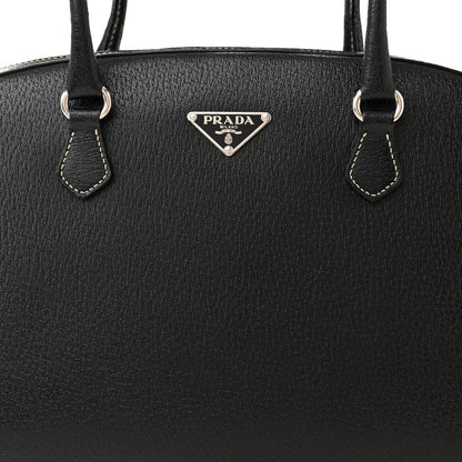 Prada Goatskin Bowling Bag Black 8 of 14