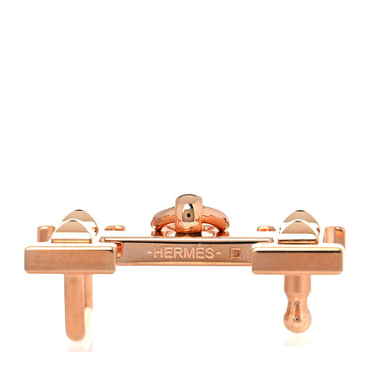 Hermes H Rock Belt Buckle Rose Gold 3 of 4