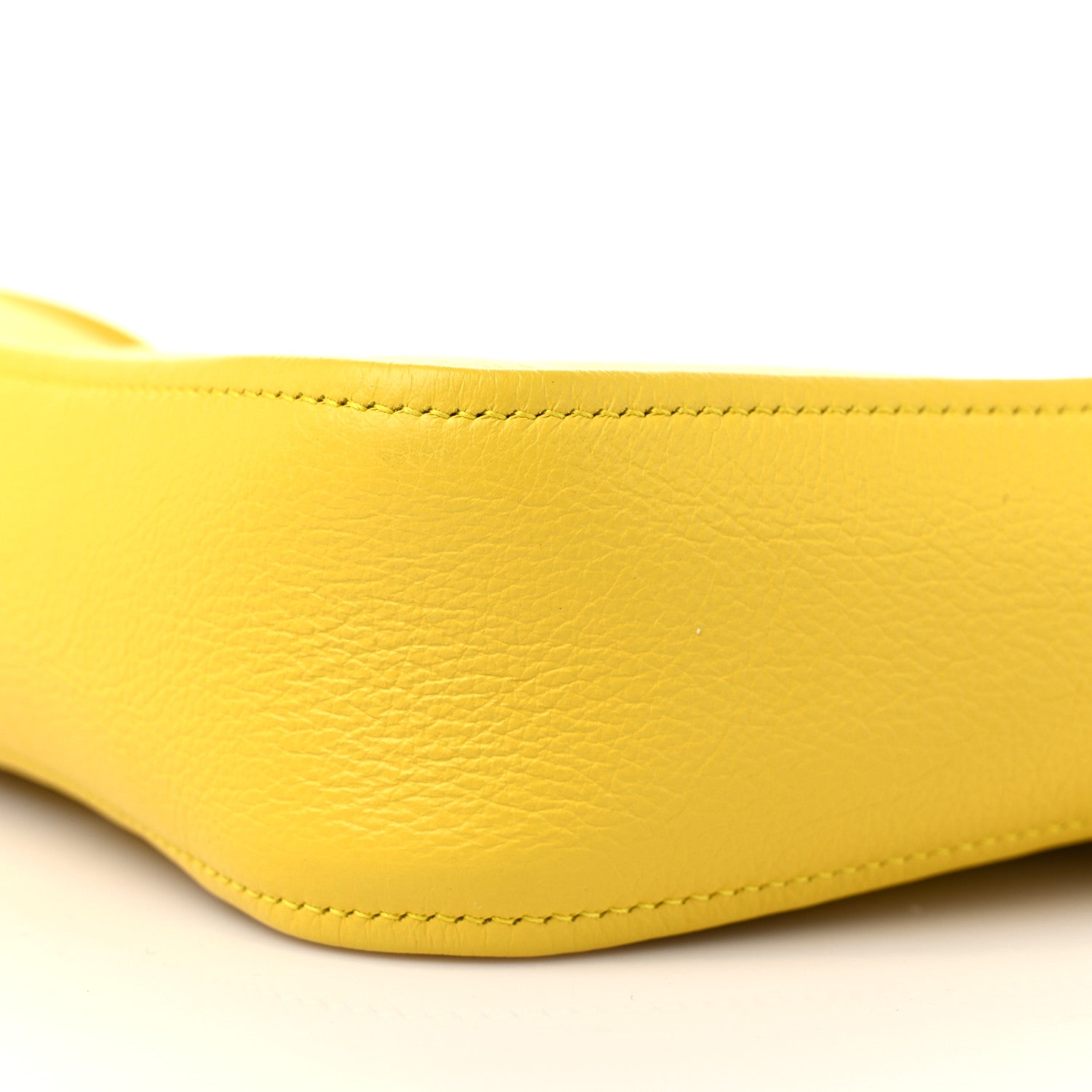 Balenciaga Shiny Day Calfskin Logo XS Triangle Duffle Jaune Black 7 of 10