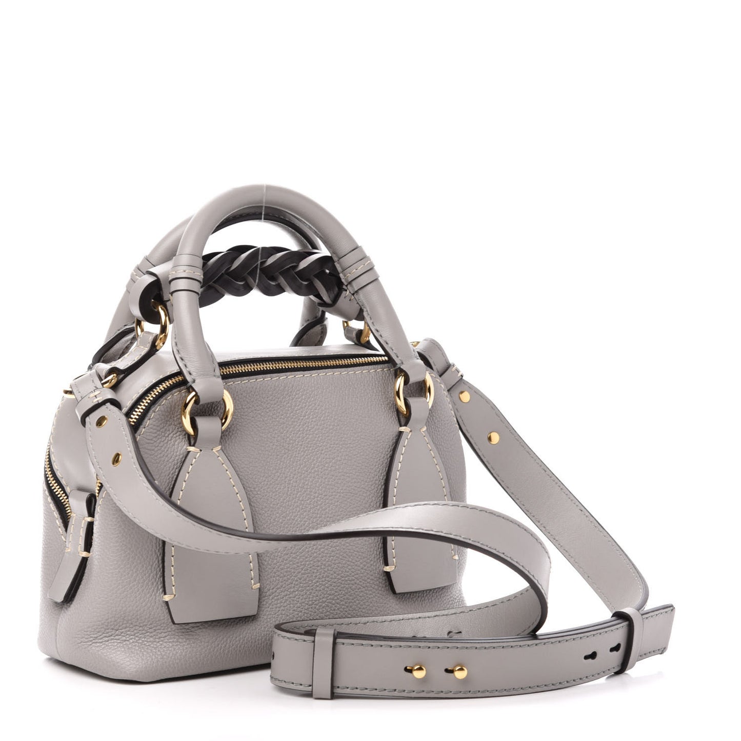 Calfskin Small Daria Stormy Grey