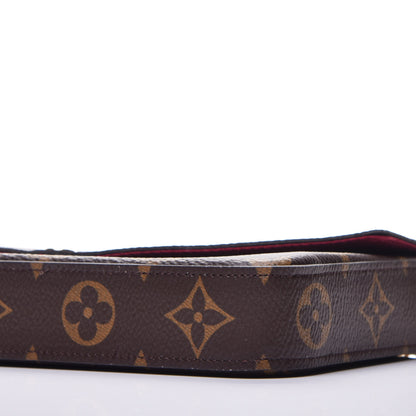 Louis Vuitton Monogram Pochette Felicie Chain Wallet Fuchsia 8 of 10
