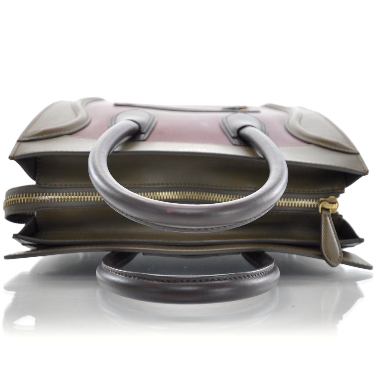 Smooth Calfskin Mini Tri-Color Luggage