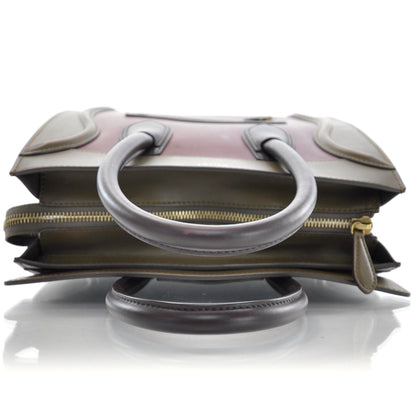 Celine Smooth Calfskin Mini Tri-Color Luggage 5 of 10