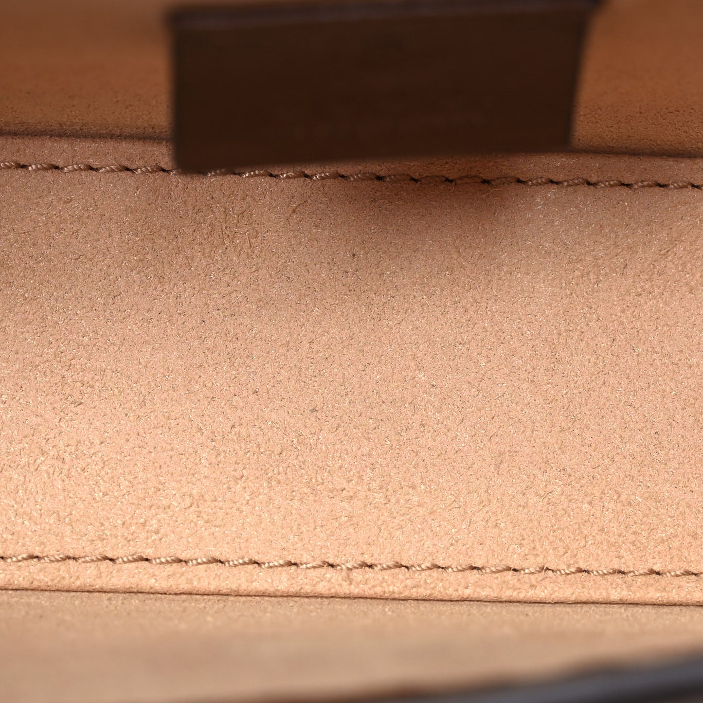GG Supreme Monogram Mini Horsebit 1955 Shoulder Bag Beige Brown Sugar