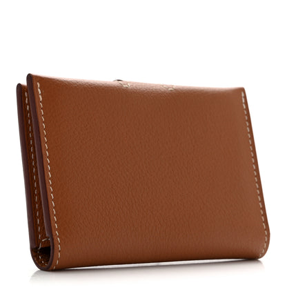 Hermes Evercolor R.M.S card holder Gold 3 of 7