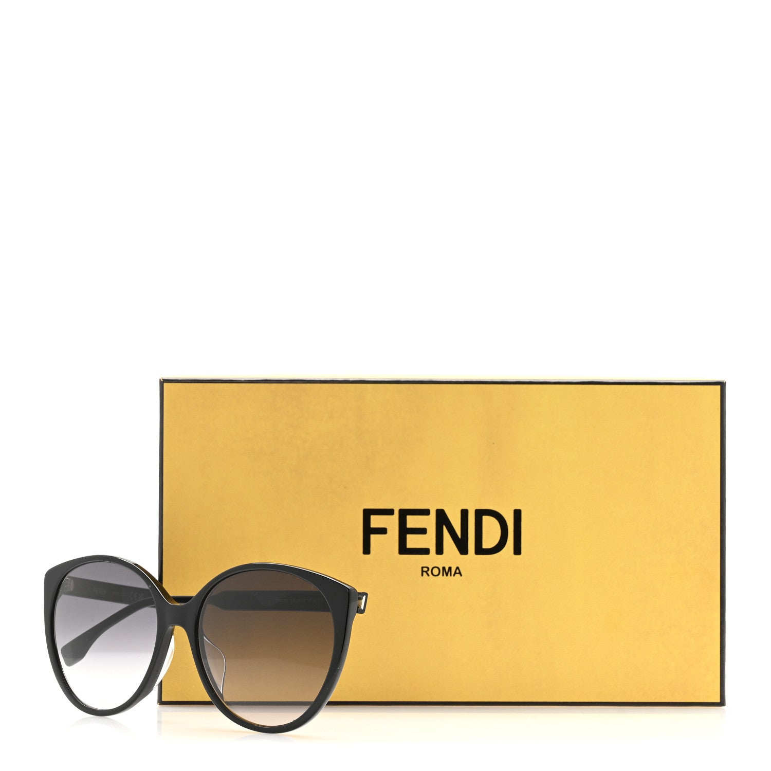 Fendi Acetate Cat Eye Sunglasses FE40029U Black 7 of 7