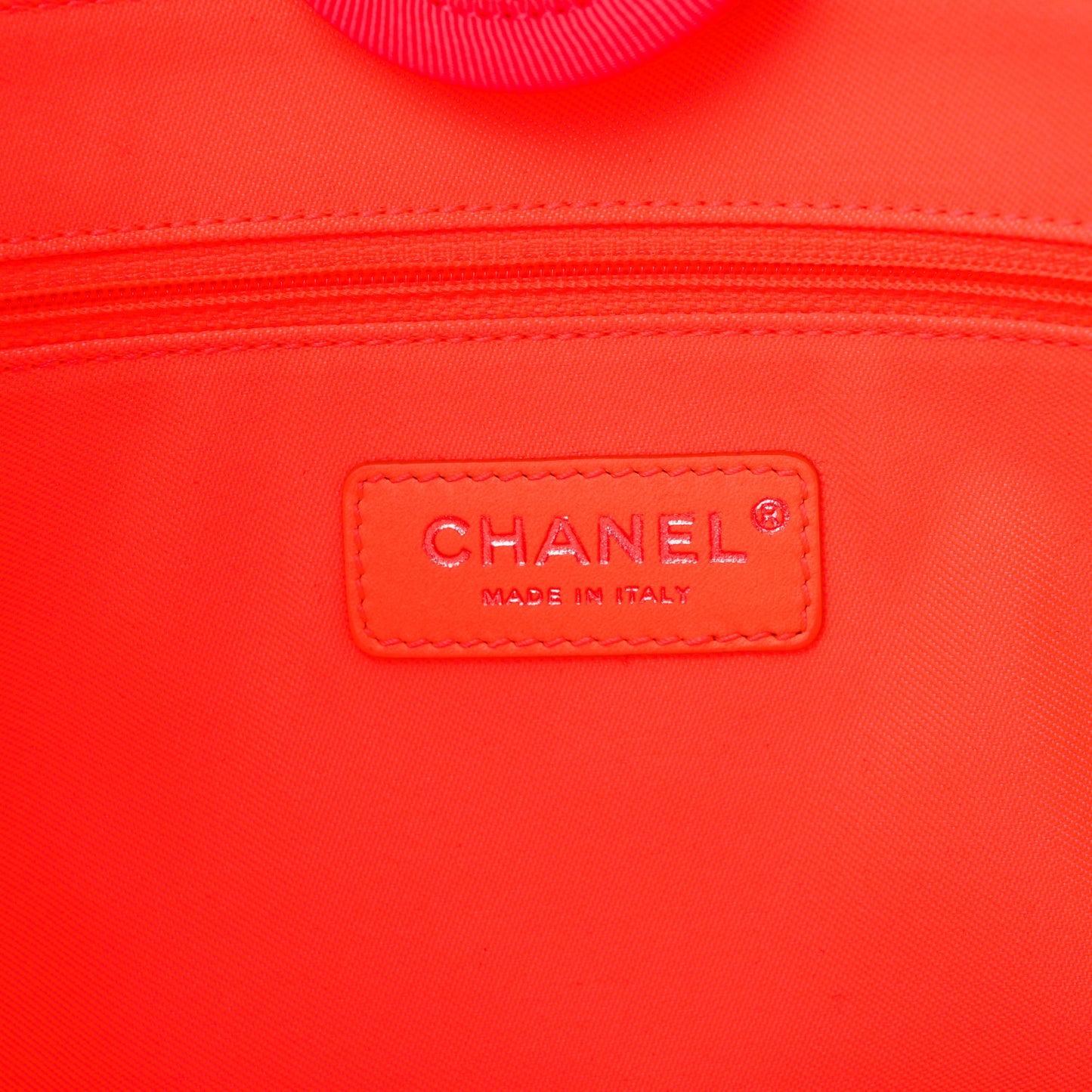 Mixed Fibers Small Deauville Tote Pink Orange