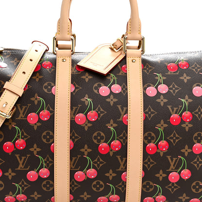 Louis Vuitton LV X TM Monogram Cerises Keepall Bandouliere 45 7 of 9