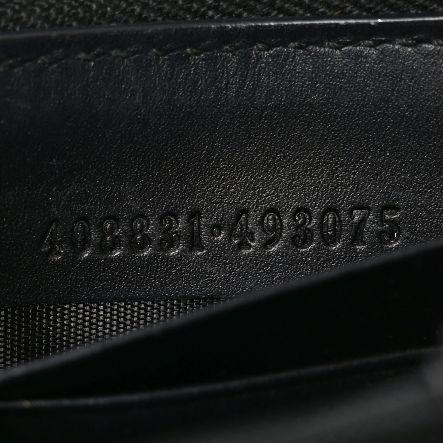 Guccissima Web Zip Around Wallet Black