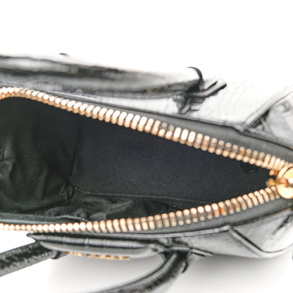 Givenchy Calfskin Crocodile Embossed Mini Antigona Black 5 of 10