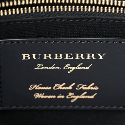 Burberry Derby Calfskin House Check Medium Camberley Black 7 of 10