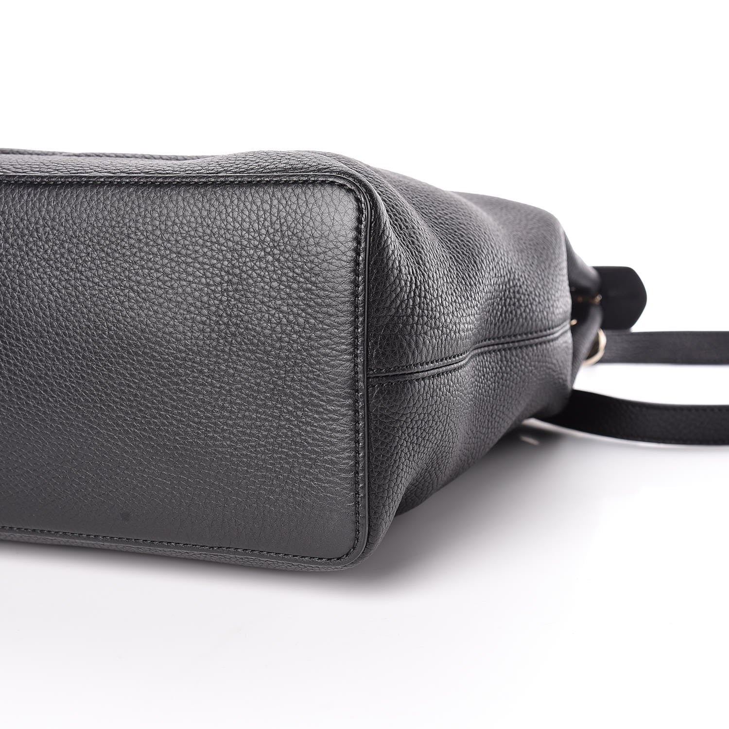 Gucci Pebbled Calfskin Large Soho Hobo Black 10 of 14