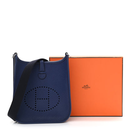 Hermes Taurillon Maurice Amazone Evelyne TPM Bleu Saphir Blue Indigo 11 of 11