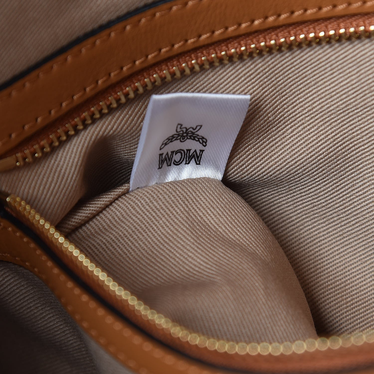 MCM Visetos Large Klara Hobo Cognac 7 of 9