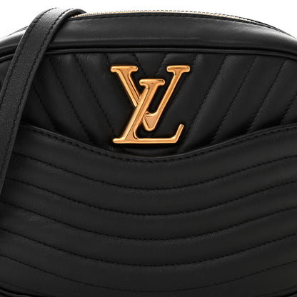 Louis Vuitton Calfskin New Wave Camera Bag Black 8 of 10
