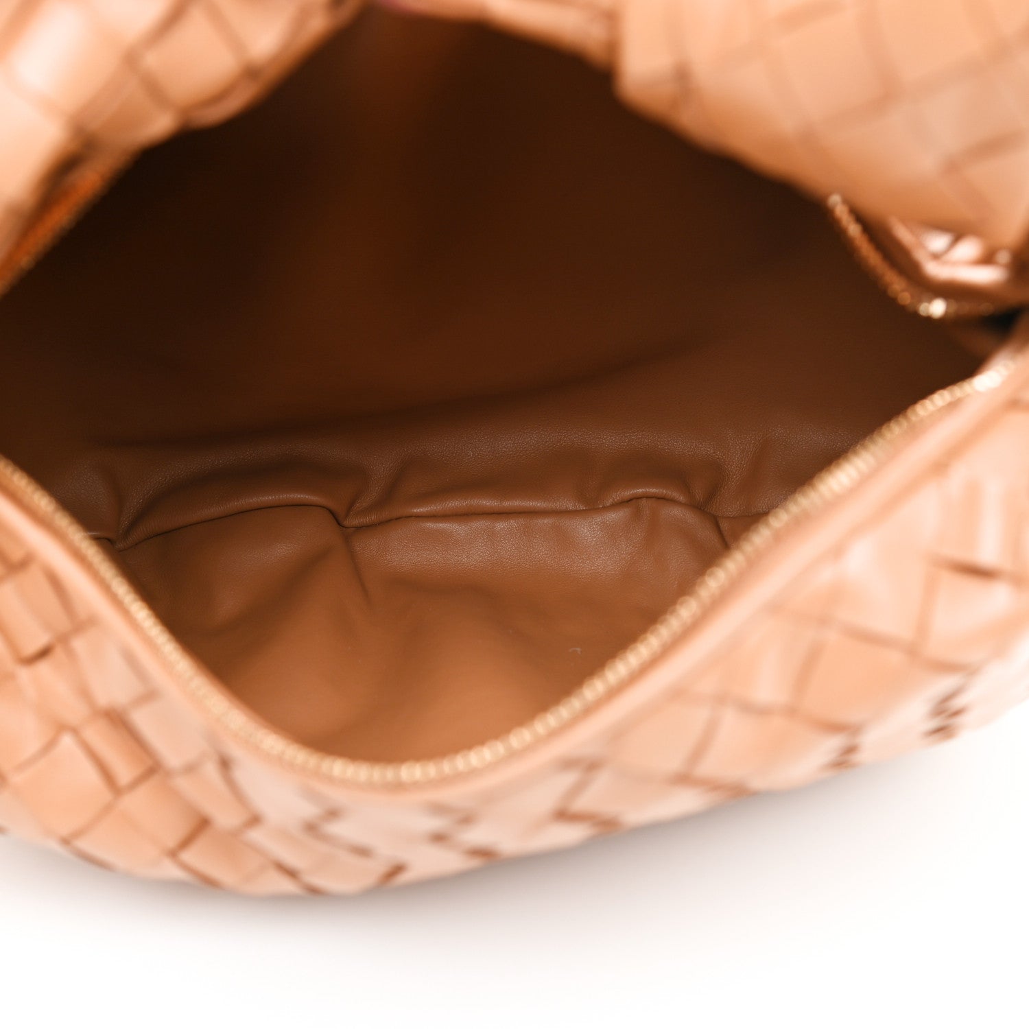 Bottega Veneta Nappa Intrecciato Teen Jodie Hobo Caramel 5 of 10