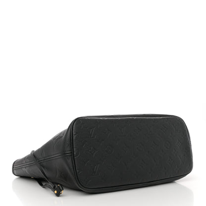 Louis Vuitton Empreinte Monogram Giant Neverfull MM Black 4 of 13
