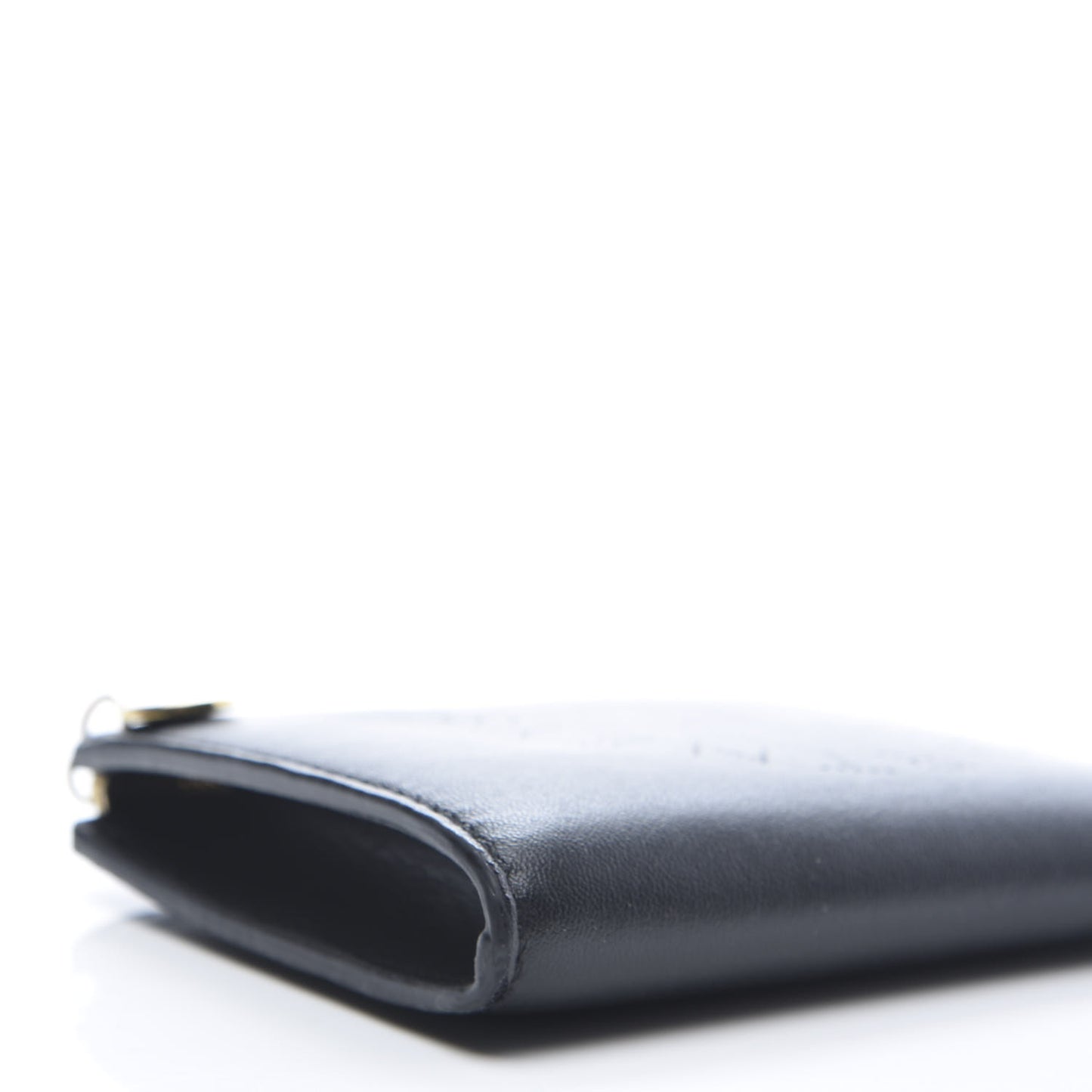Eco Alter Nappa Perforated Small Key Pouch Black