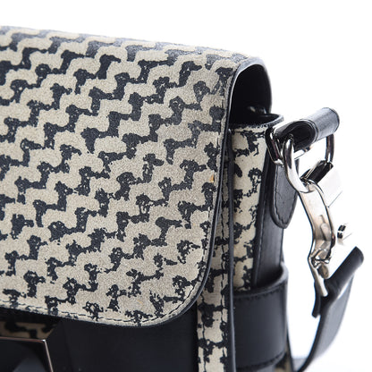 Proenza Schouler Suede Tweed Print Mini PS11 Classic Shoulder Bag Off White 9 of 18