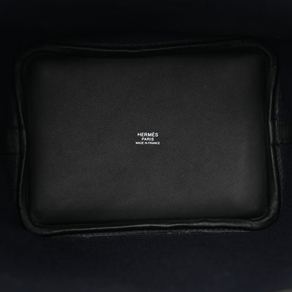 Hermes Toile Goeland Swift Cargo Picotin Lock 18 Bleu Marine 5 of 11