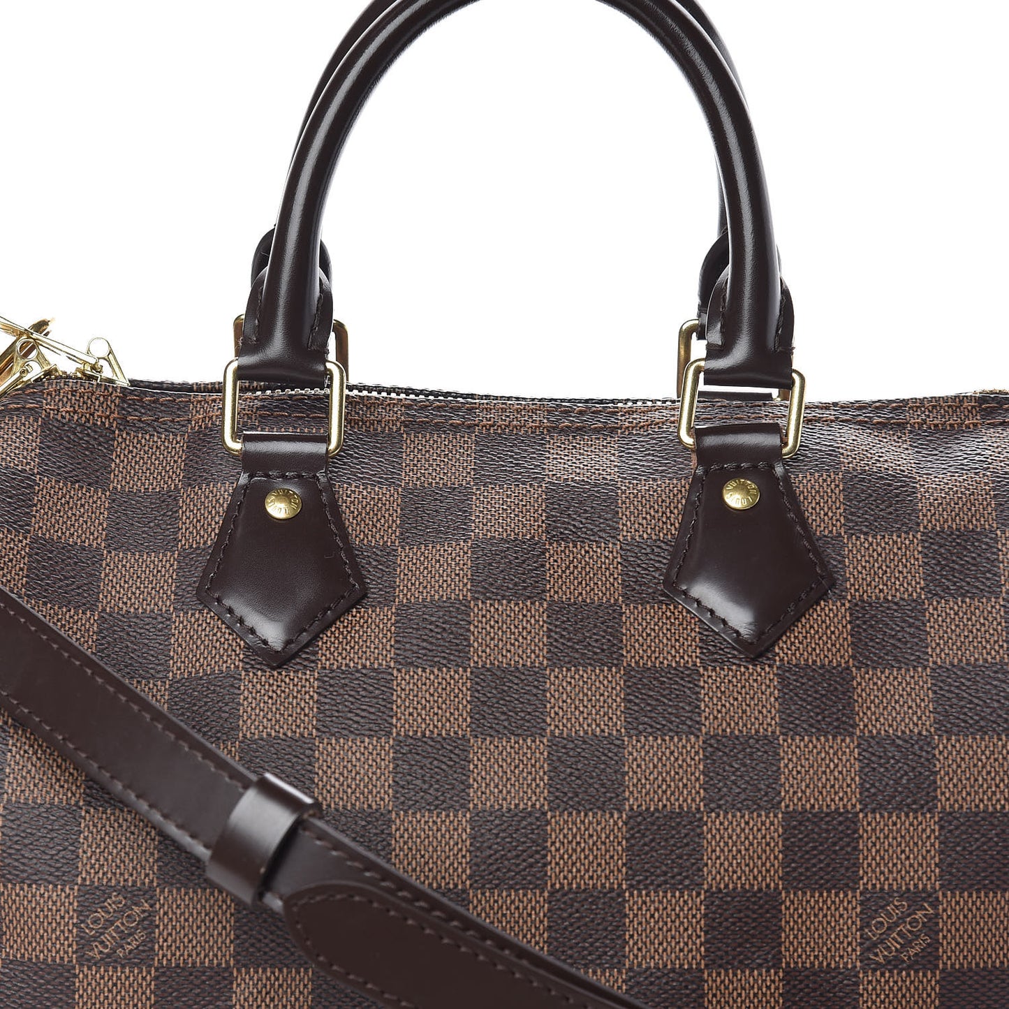Damier Ebene Speedy Bandouliere 25