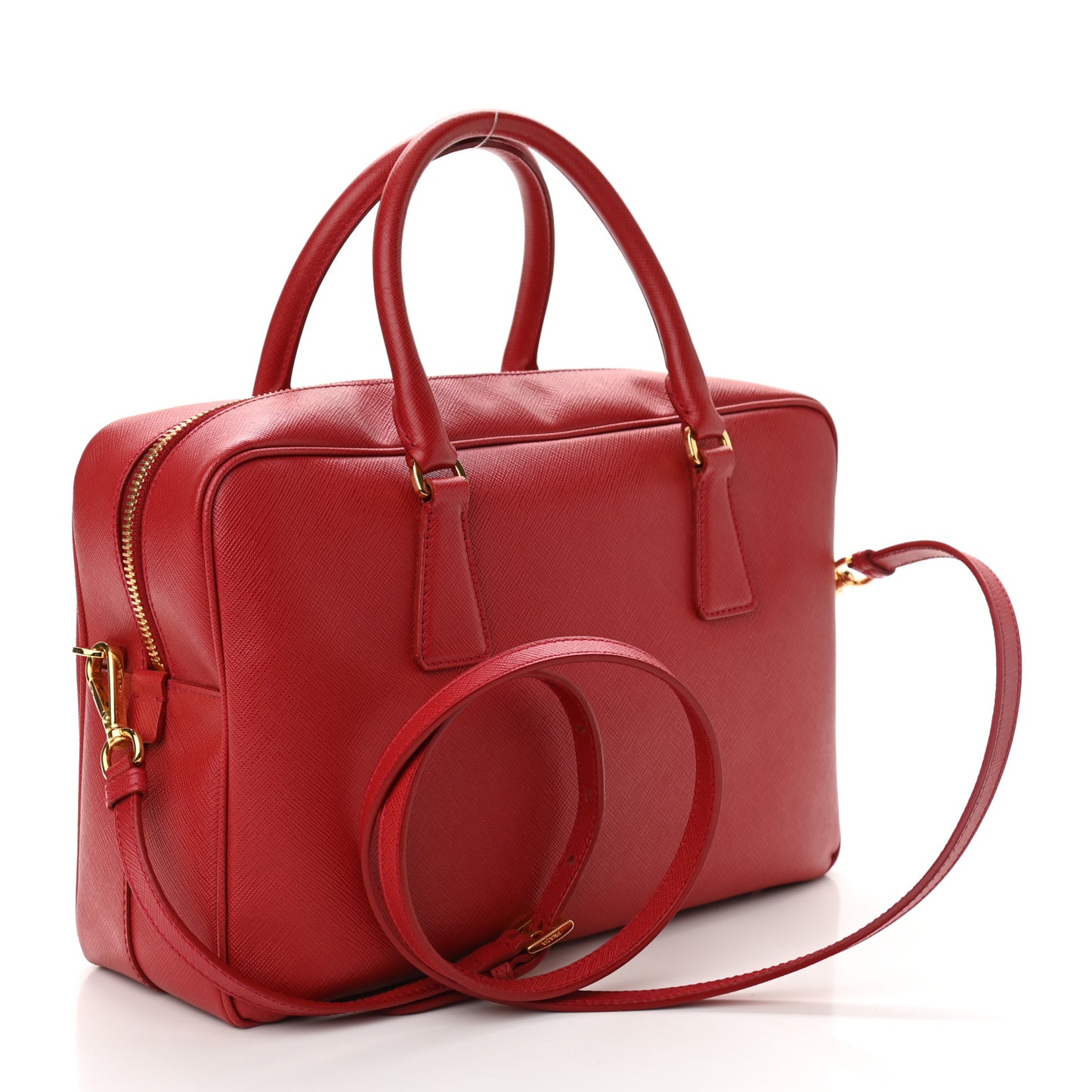 Saffiano Lux Bowler Fuoco
