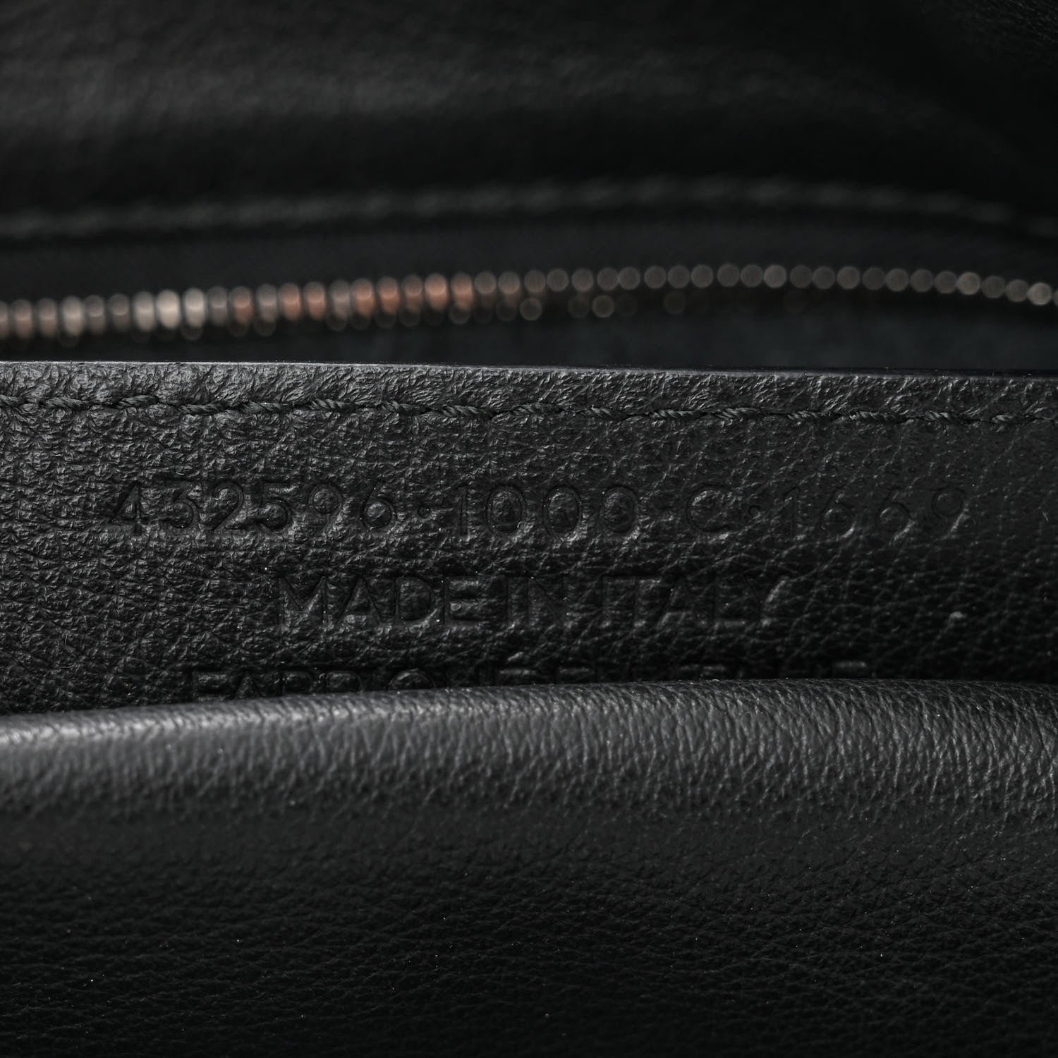 Balenciaga Veau Papier B4 Zip Around Tote Black 7 of 12