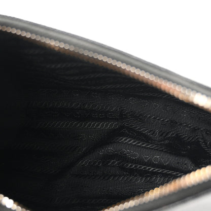Prada Saffiano Lux Mini Re-Edition Shoulder Bag Black 5 of 11
