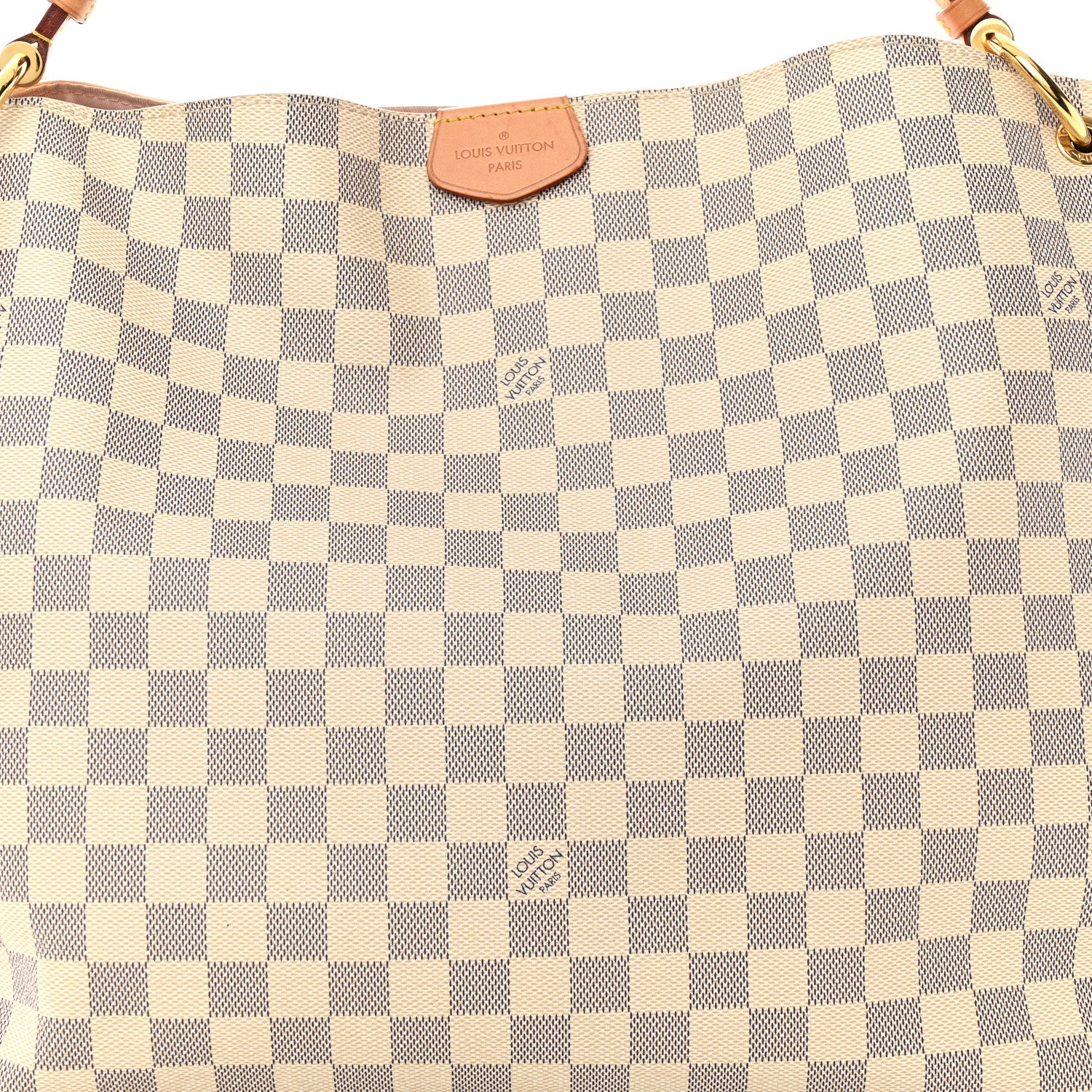 Louis Vuitton Damier Azur Graceful MM Rose Ballerine 7 of 9