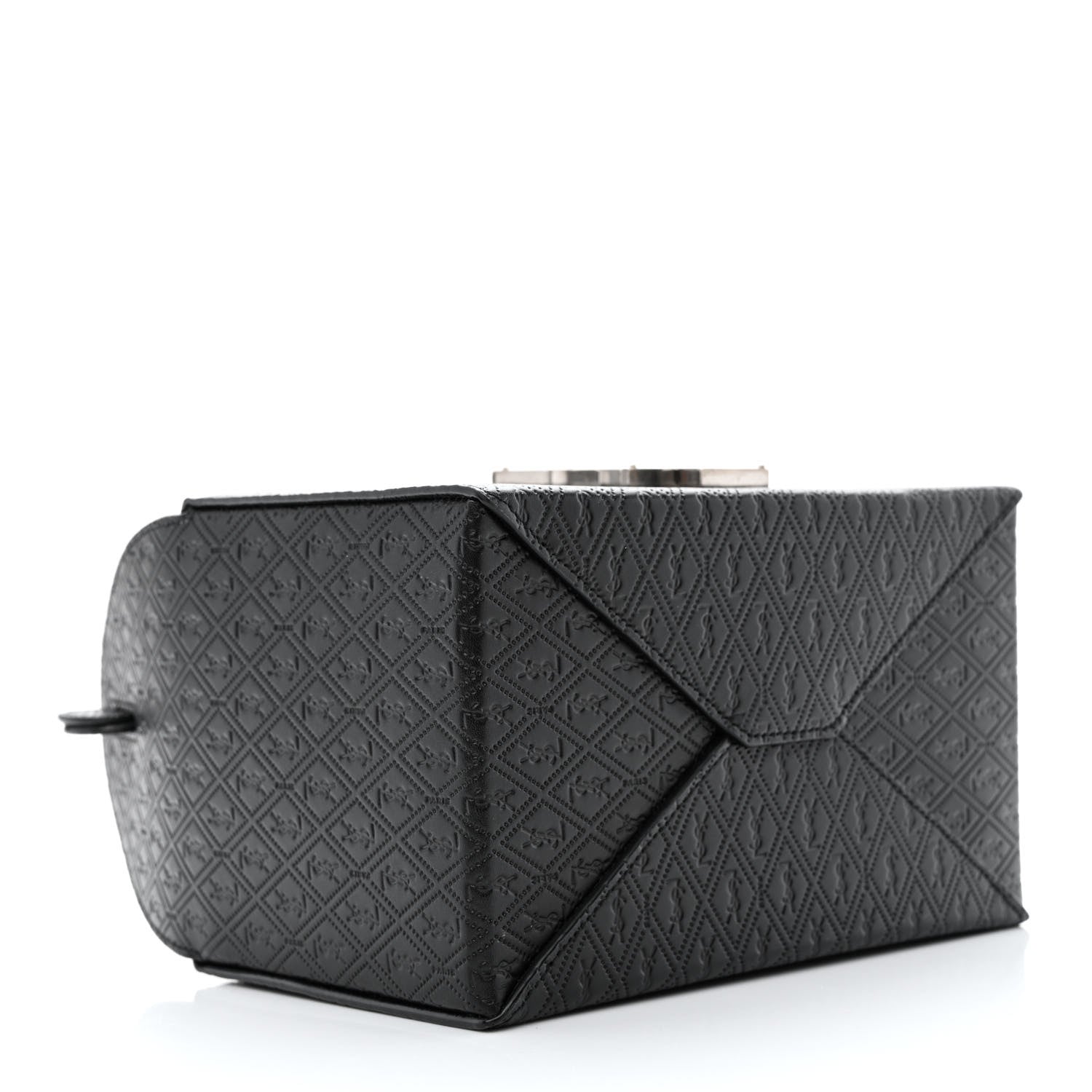 Saint Laurent Calfskin Monogram Take Away Box Black 4 of 11