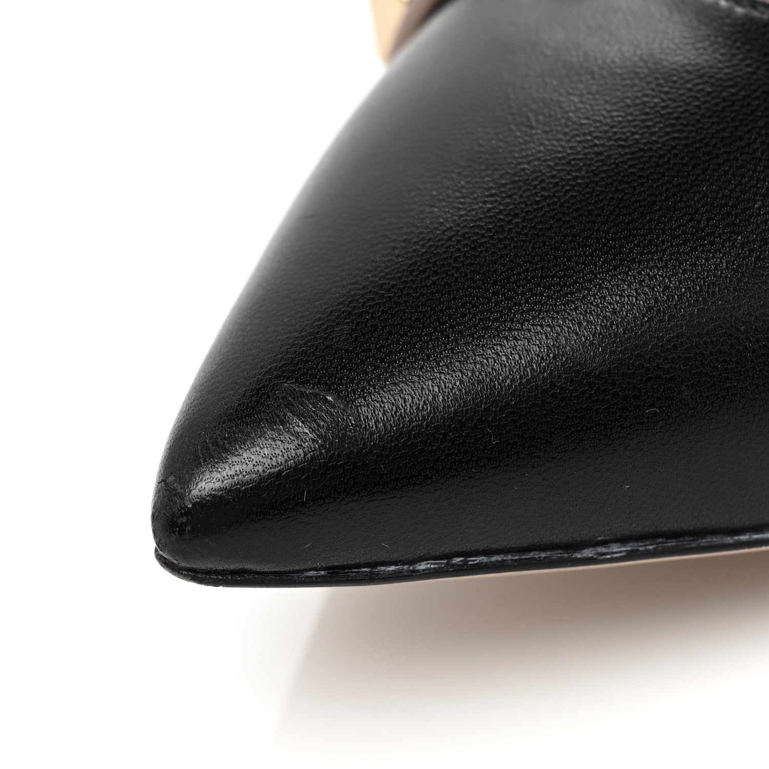 Valentino Garavani Nappa Rockstud Ankle Wrap 105mm Pumps 37.5 Black Poudre 11 of 12