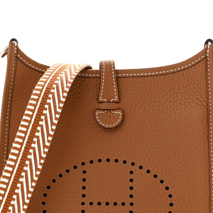 Hermes Taurillon Maurice Amazone Evelyne TPM Gold White 8 of 13