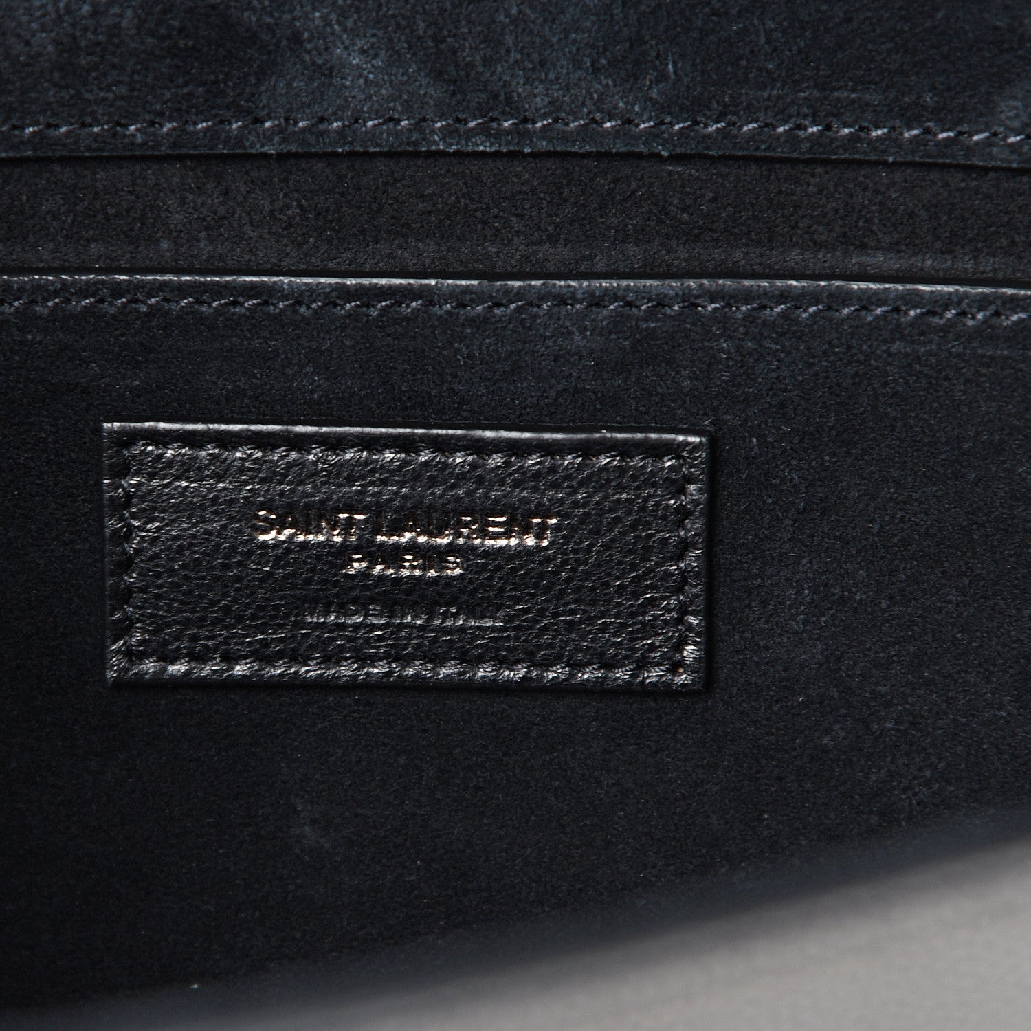 Saint Laurent Grain De Poudre Medium Classic Monogram Kate Satchel Black 5 of 10