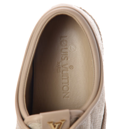Louis Vuitton Monogram Slip On Espadrille Sneakers 39 Beige 5 of 6