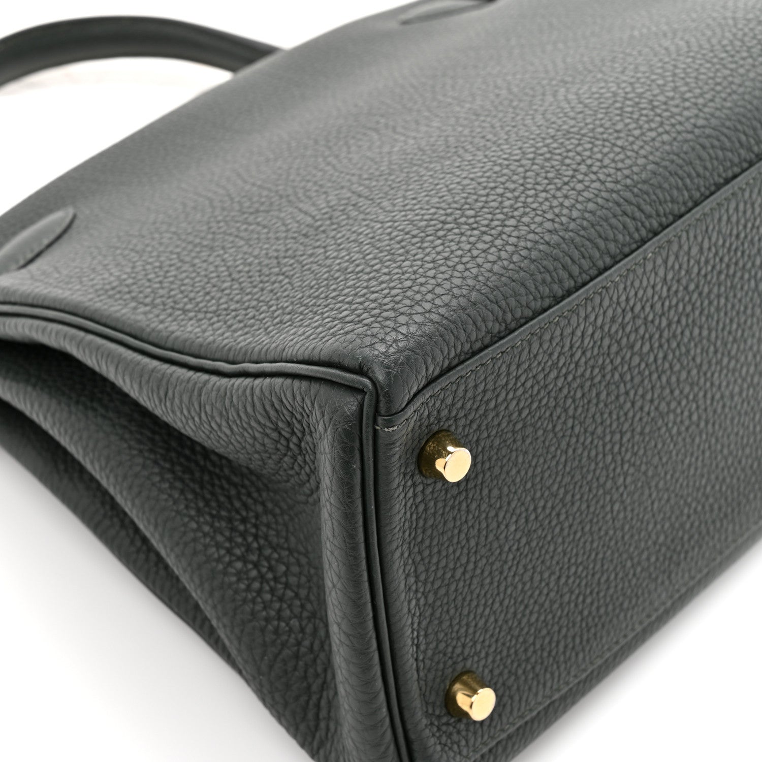 Hermes Togo Kelly Retourne 28 Vert Fonce 12 of 16