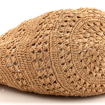 Saint Laurent Raffia Calfskin Small Panier Tote Naturel 10 of 10
