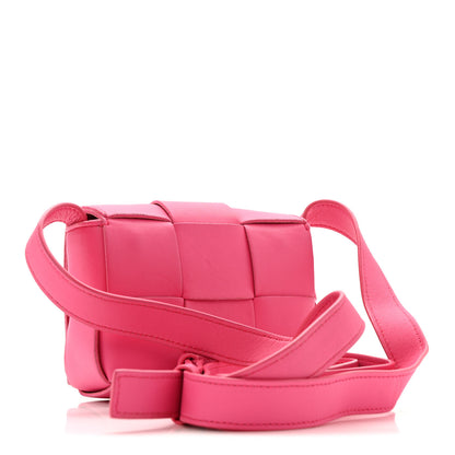 Bottega Veneta Lambskin Maxi Intrecciato Extra Mini Cassette Crossbody Bag Bon Bon 3 of 14