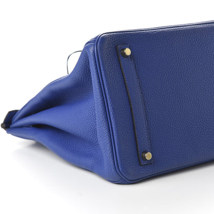 Hermes Togo Birkin 35 Bleu Electrique 6 of 10