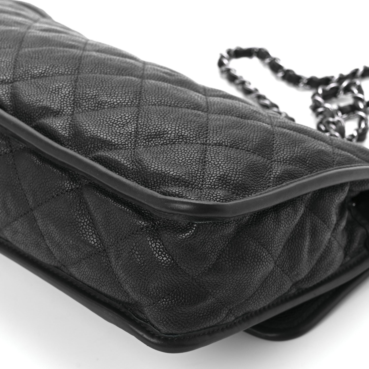 Chanel Caviar Quilted Large French Riviera Flap Black 12 of 12
