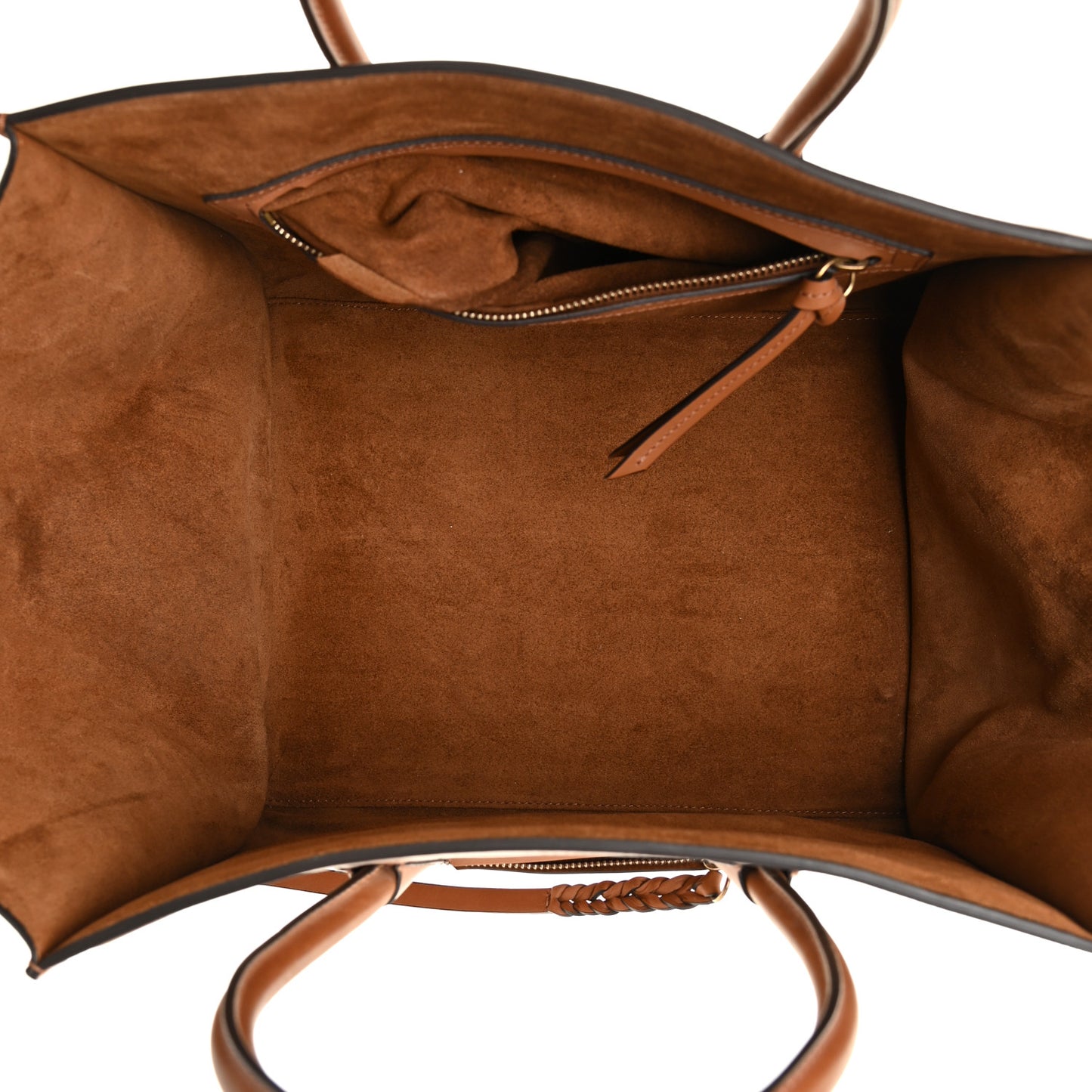 Smooth Calfskin Medium Phantom Luggage Tan
