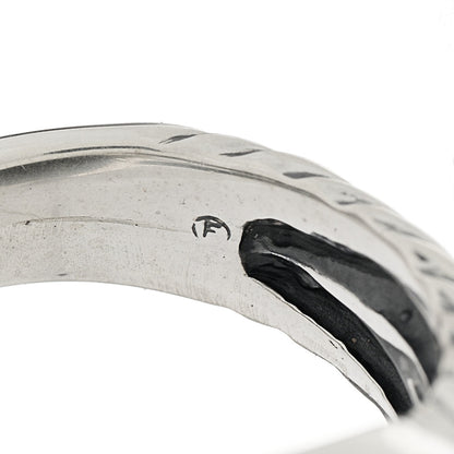 David Yurman Sterling Silver Diamond Black Onyx 11mm Albion Ring 54 6.75 5 of 7
