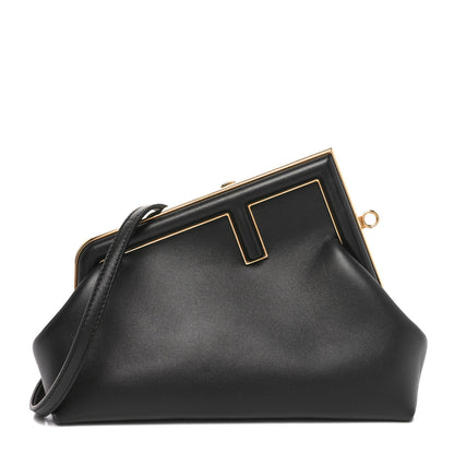 Fendi Shiny Nappa Small Fendi First Black 1 of 10